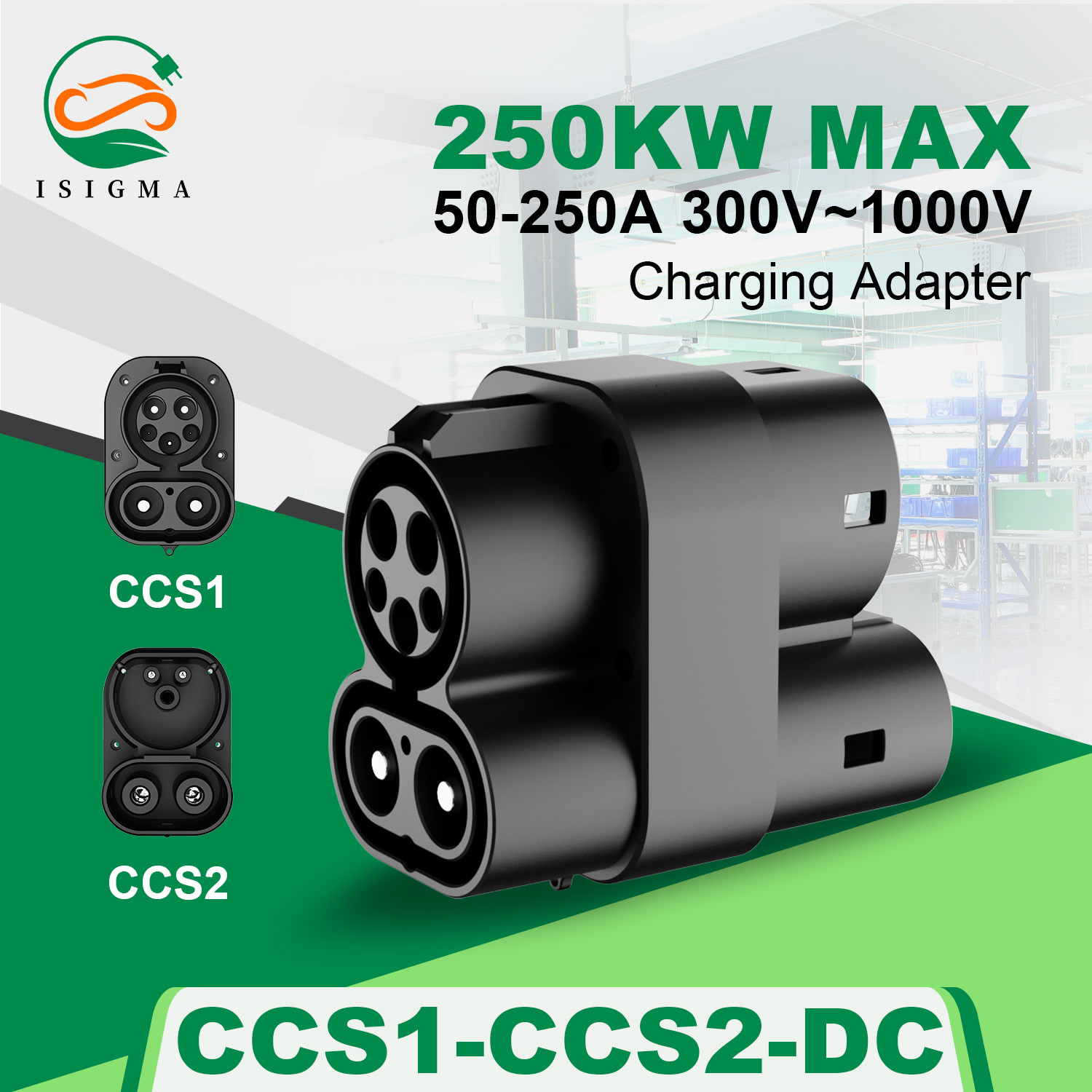 CCS1 to CCS2 Adapter DC to DC  - Ccs2 To Ccs1 Fast Charge Adapter 250Kw ulasan dan harga